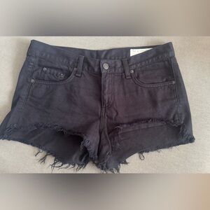 Rag & Bone Black Vintage low rise shorts